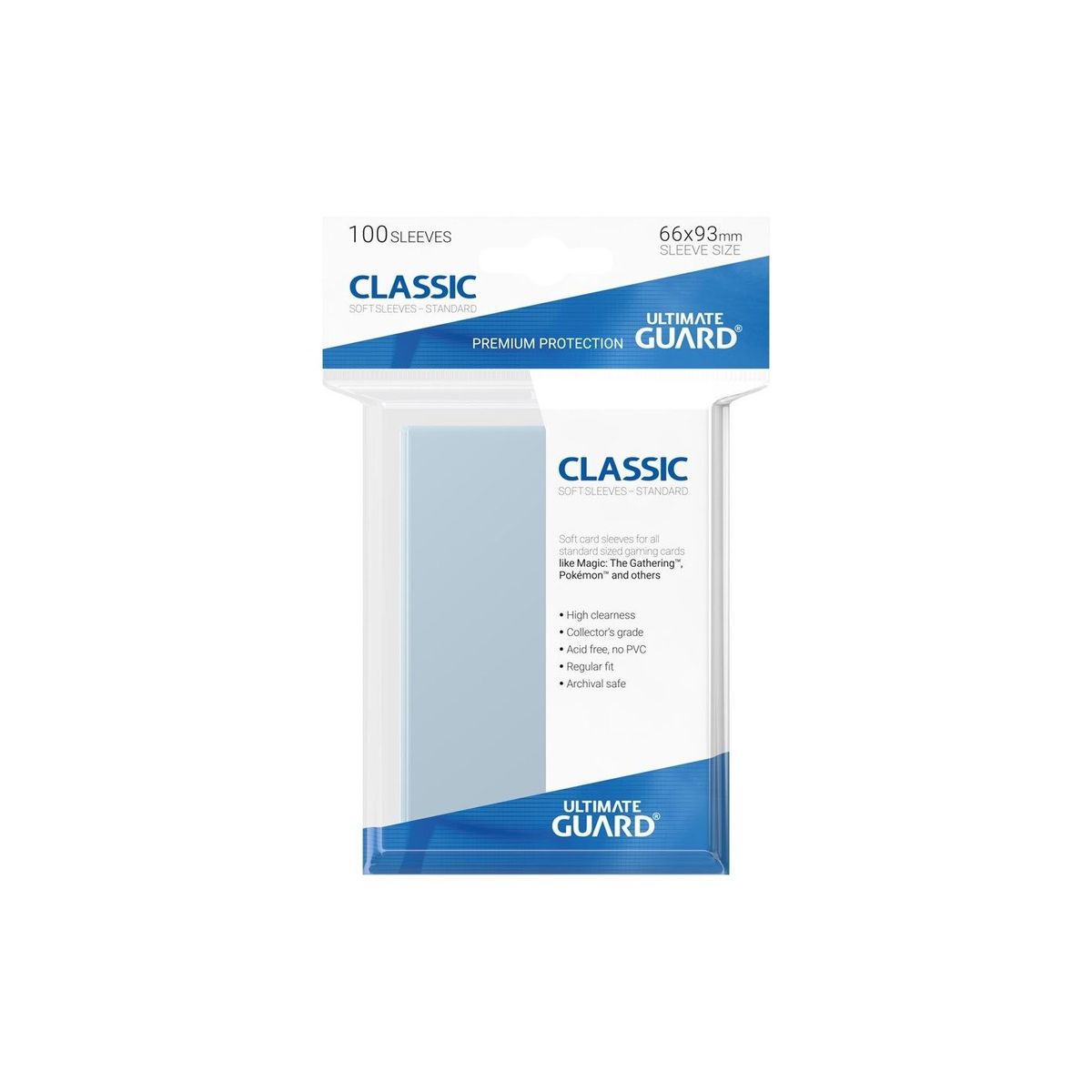 Classic Soft 100 Sleeves - Penny Sleeves - Ultimate Guard