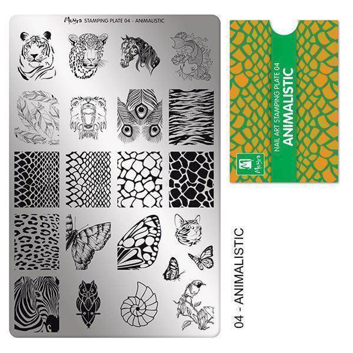 Animalistic Stamping Plade NO. 04, Moyra