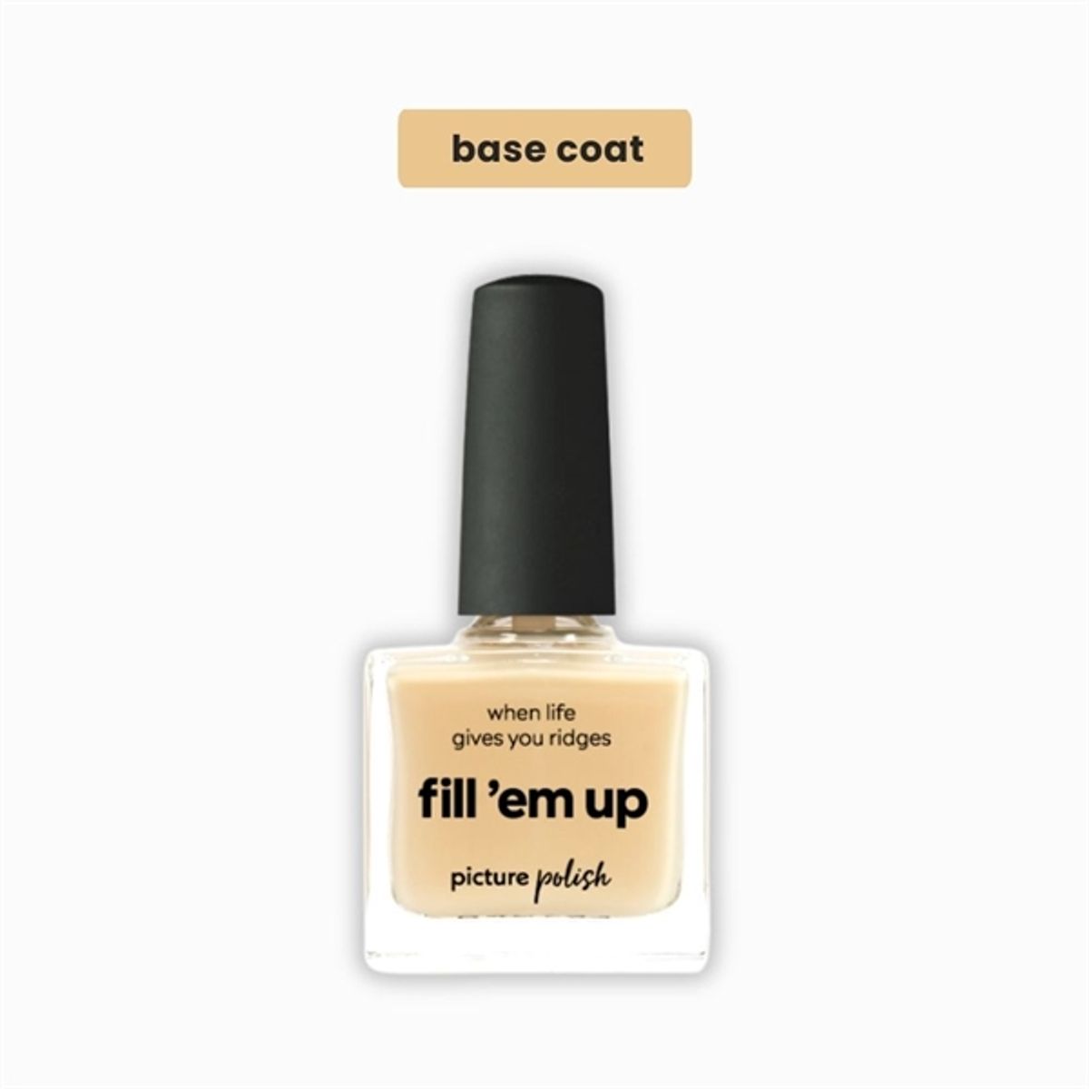 Fill ém up, RIDGE FILLING BASE COAT, Picture Polish