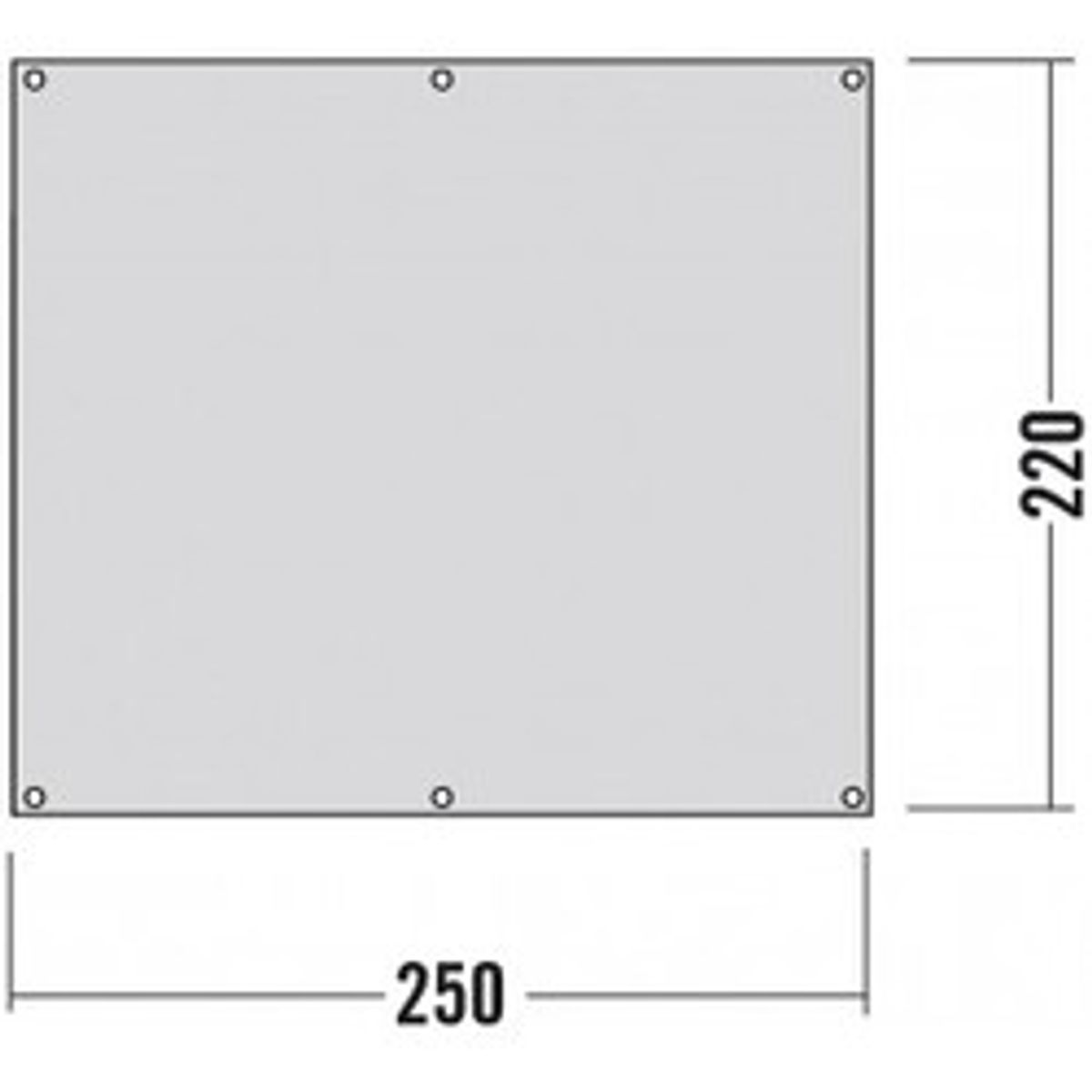 Tatonka Zeltunterl. 250x220 - Stk. - Str. Stk. - Tilbehør til telte