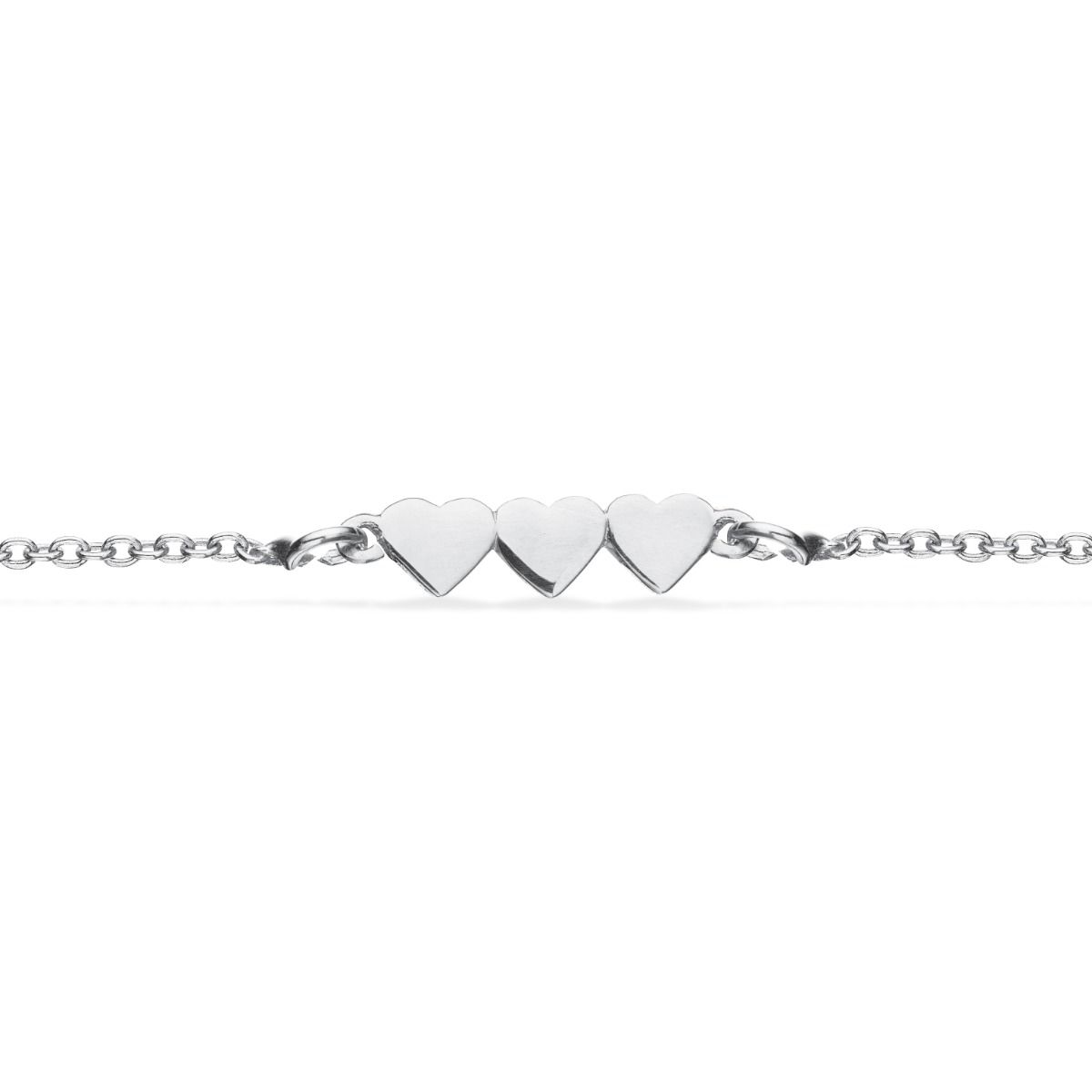 Hjerte Sterling Sølv Armbånd fra Scrouples 609702