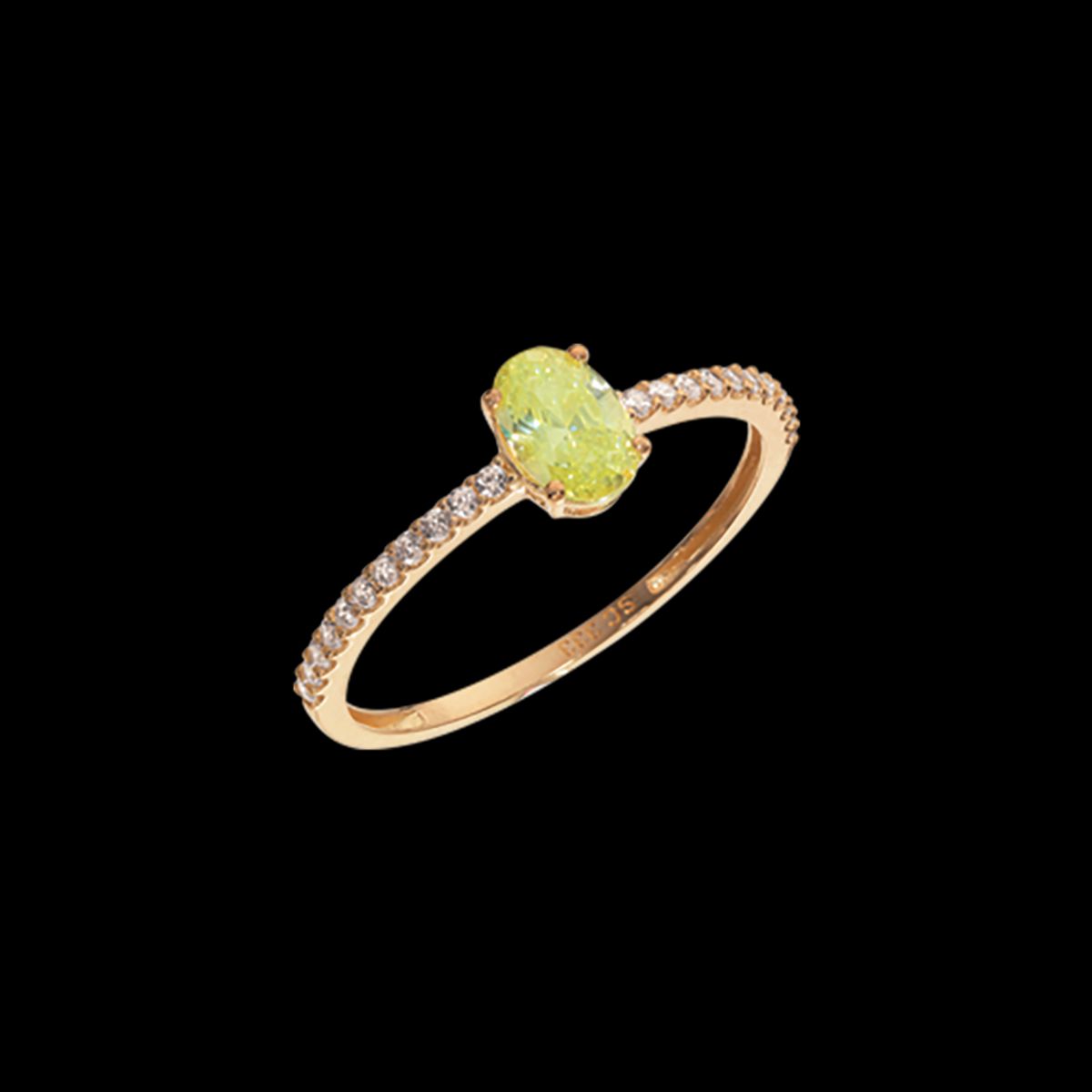 Scrouples Glow Ring i 8 Karat Guld 712543