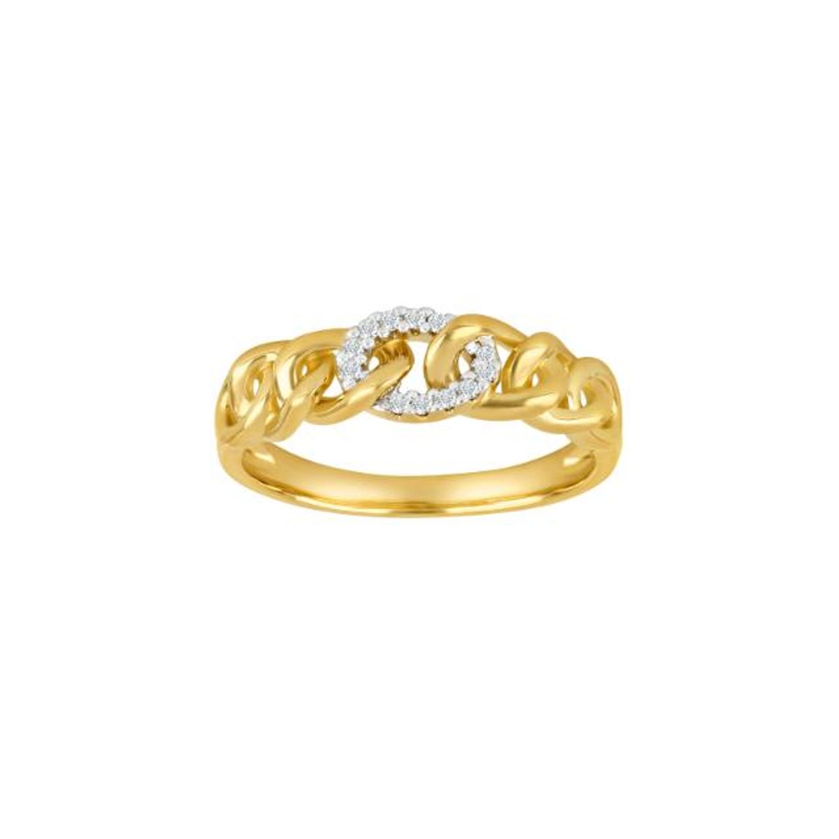 Nordahl Andersen Ring i 14 Karat Guld med Diamanter 0,05 Carat W/SI