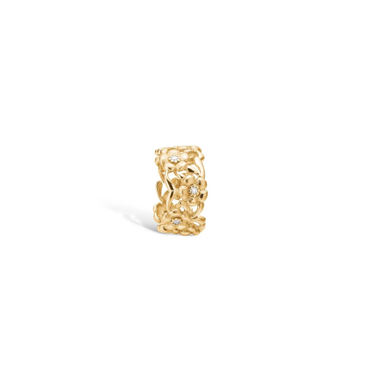 Blossom Copenhagen Ring i 14 Karat Guld med Diamanter 0,16 Carat