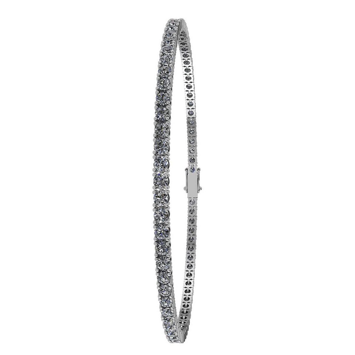 Henrik Ørsnes Design Tennis Armbånd i 14 Karat Hvidguld med Diamanter 1,26 Carat W/SI