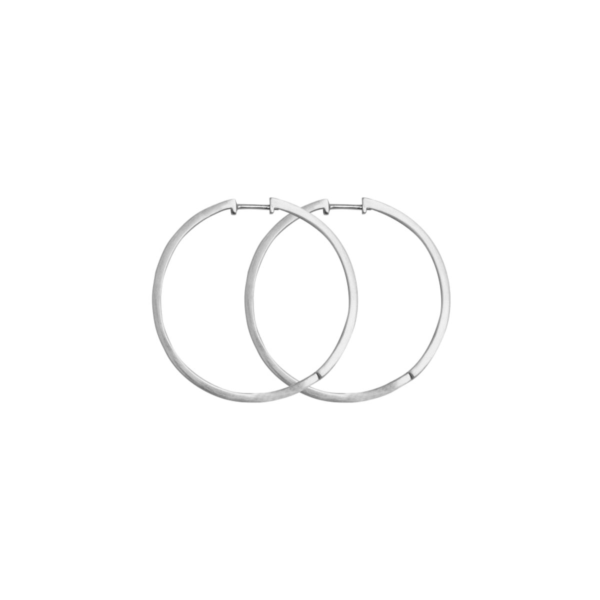 Grace Hoop X-large Sterling Sølv Øreringe fra byBiehl