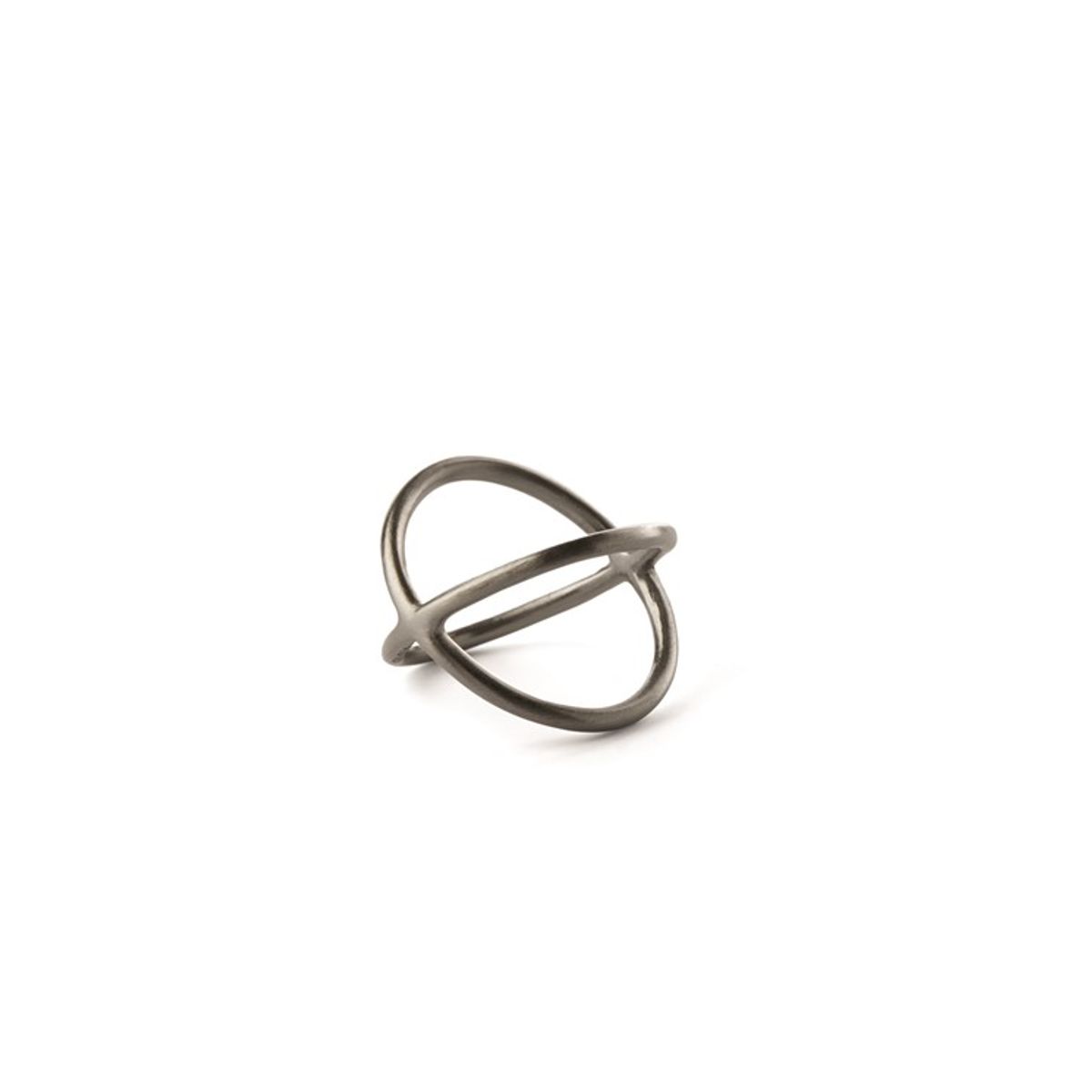 Pernille Corydon Crossed Ring i Sterling Sølv R-100-RUT