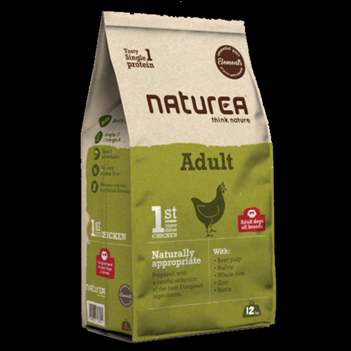 Naturea Elements voksen hundefoder 12kg