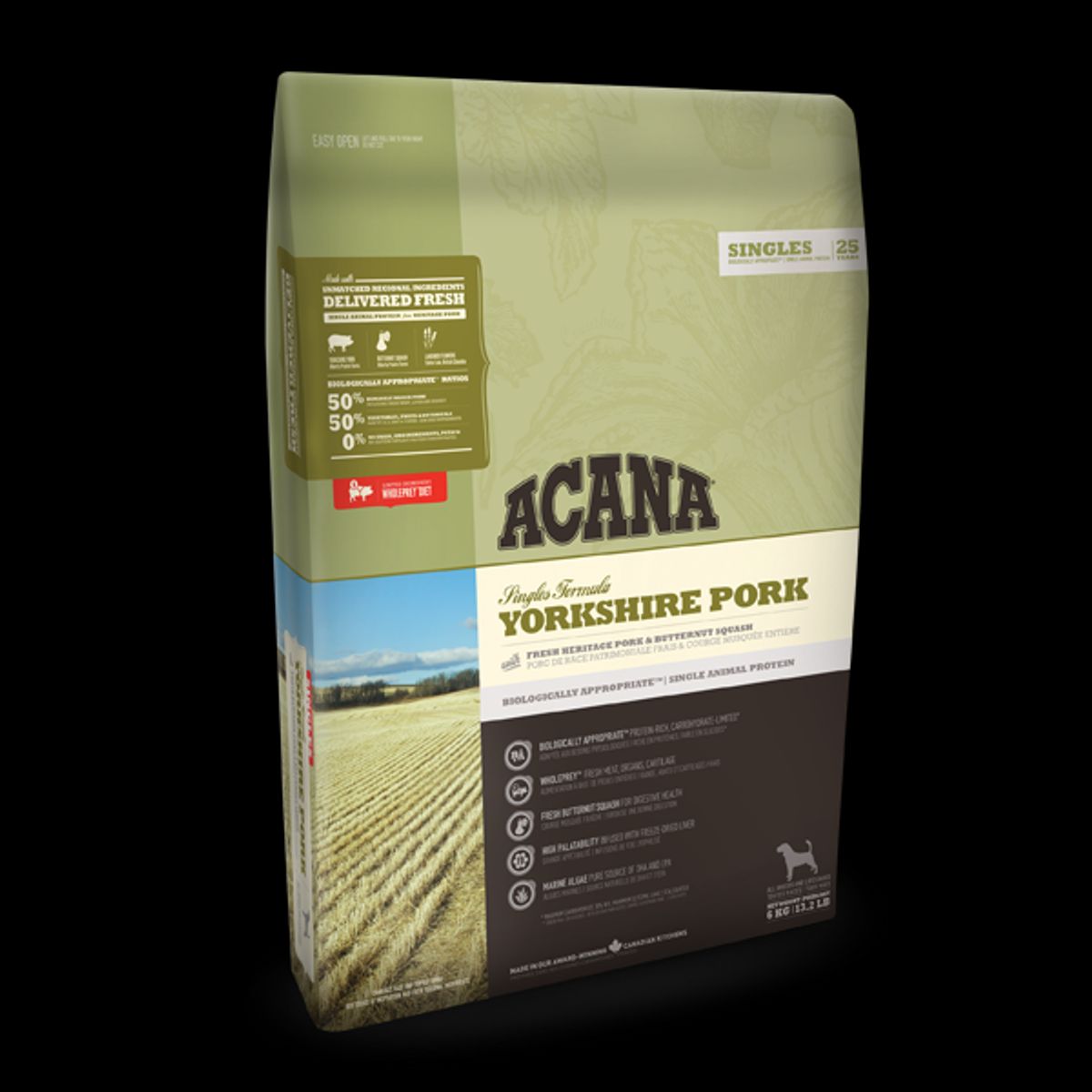 ACANA hundefoder Yorkshire pork 6 kg