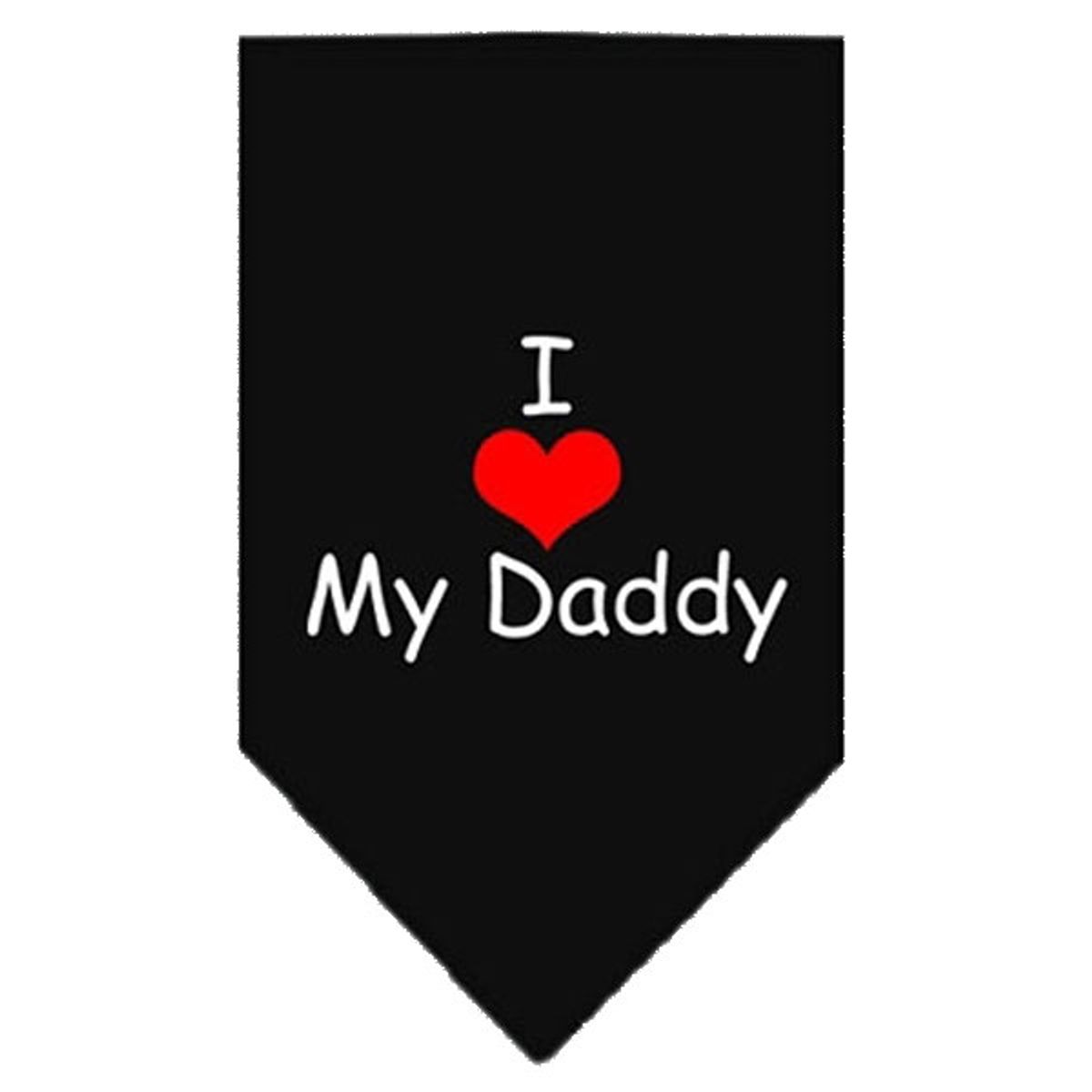 Bandana - I LOVE MY DADDY - small-Pink