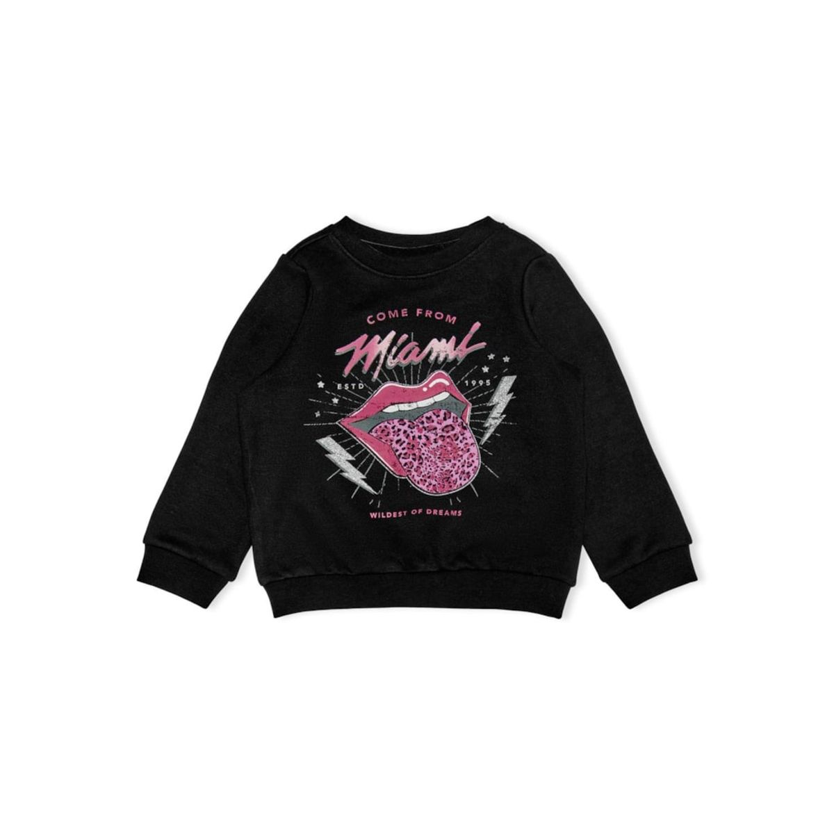 ONLY KIDS Sweatshirt Johanne Black