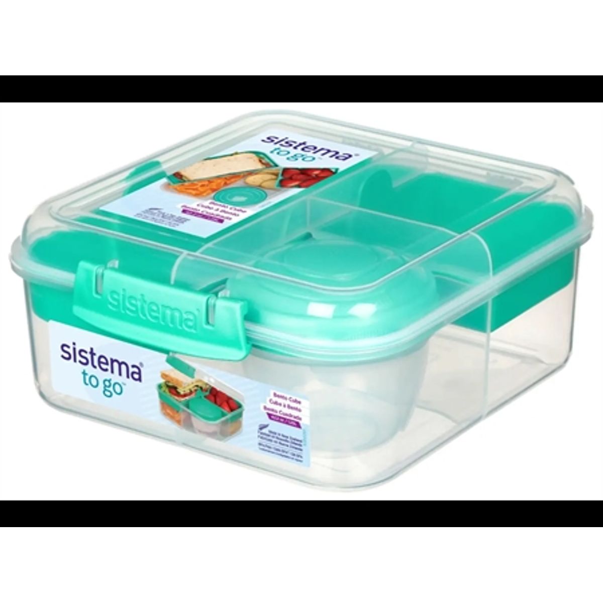 SISTEMA Bento Cube To Go 1,25L Grøn