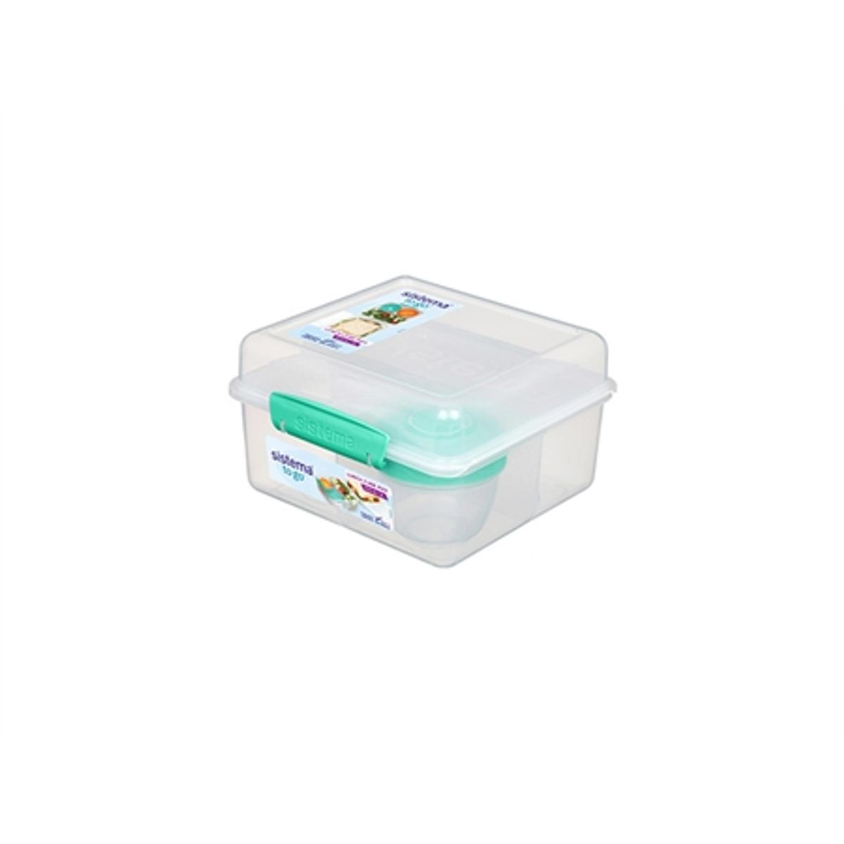 SISTEMA Lunch Cube Max To Go 2l + yogurt Pot