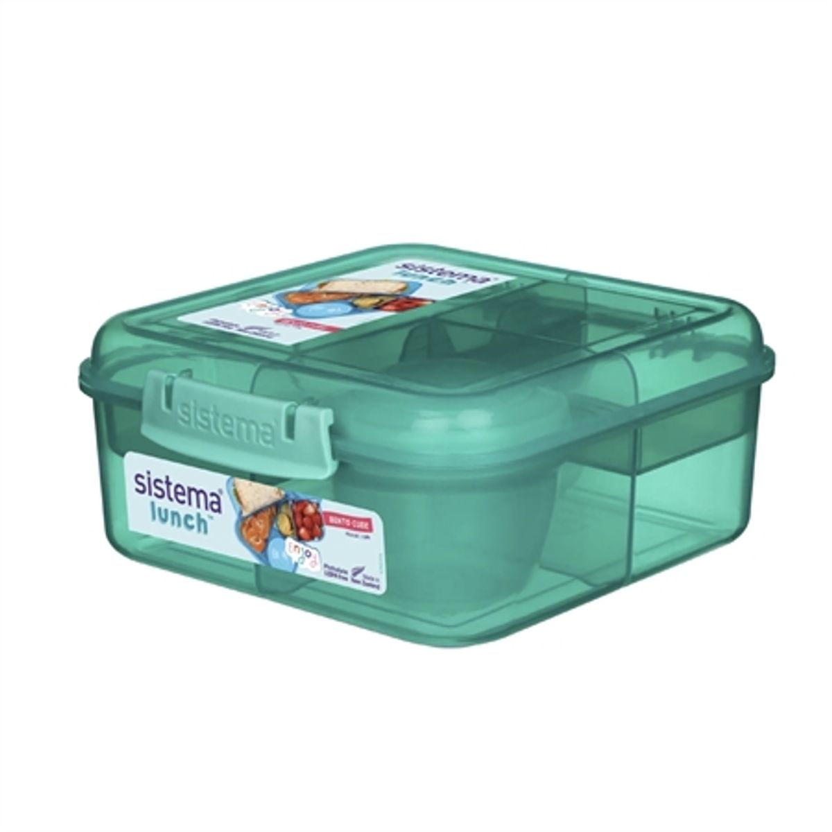 SISTEMA Madkasse Bento Cube 1,25L Teal