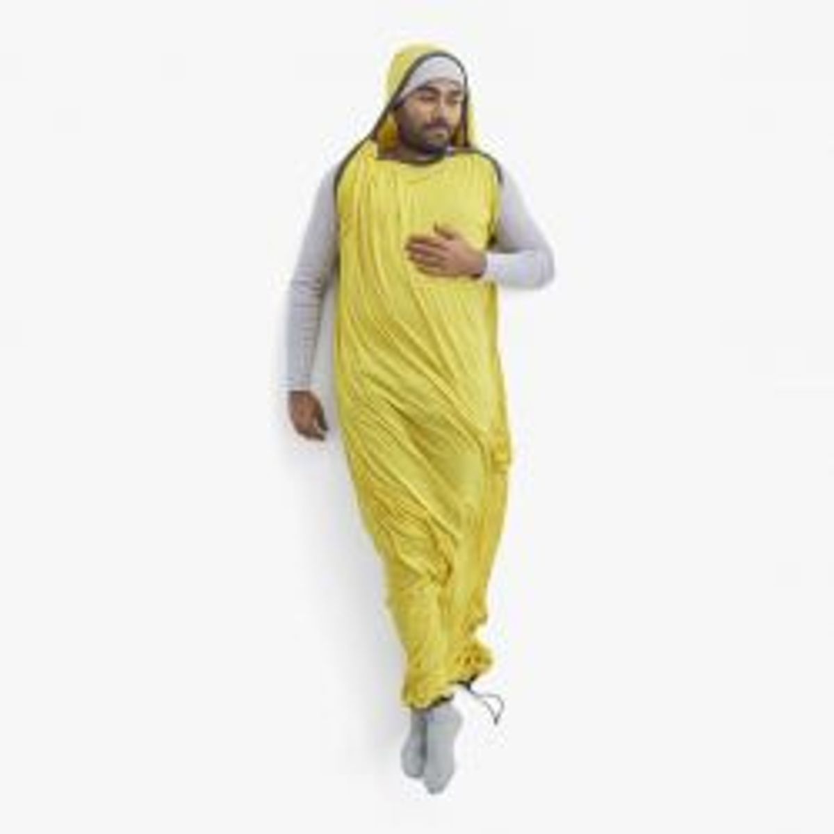 Sea To Summit Reactor Sleeping Bag Liner - Mummy W/ Drawcord - S Sulphur Yellow - Lagenpose