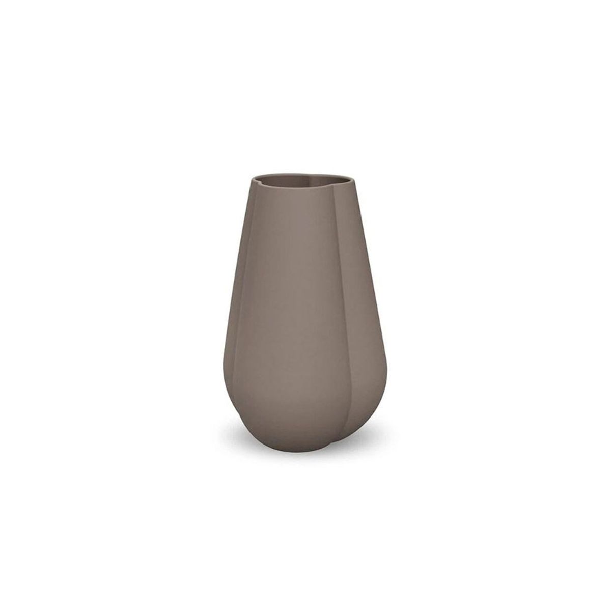 CLOVER VASE 11 CM MUD