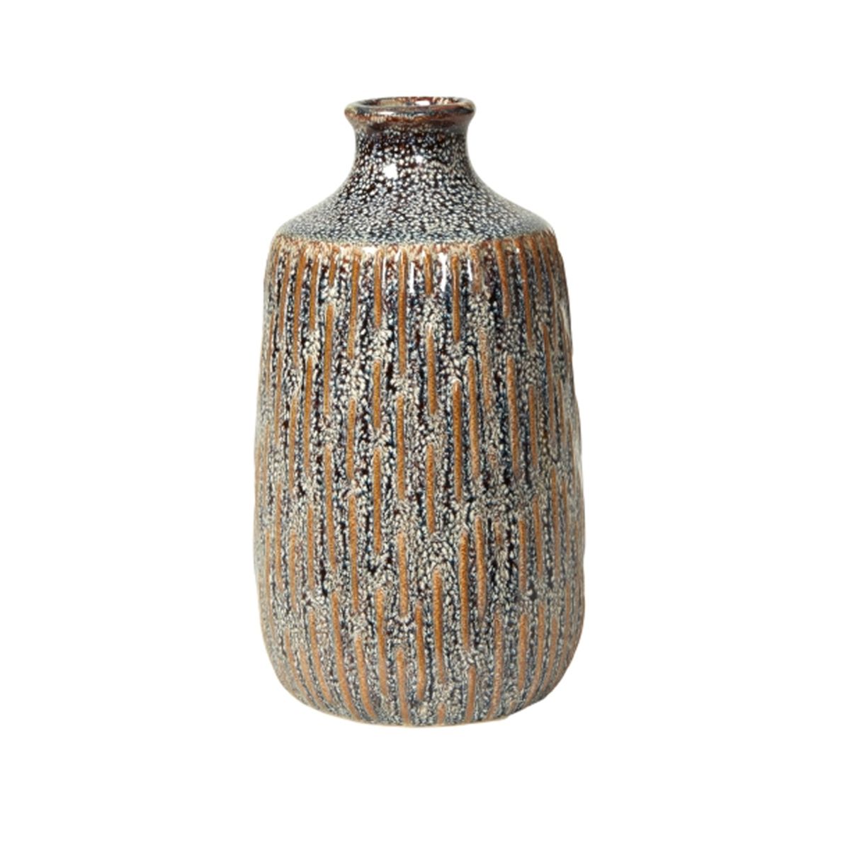 KERAMIK VASE D12CM H21CM