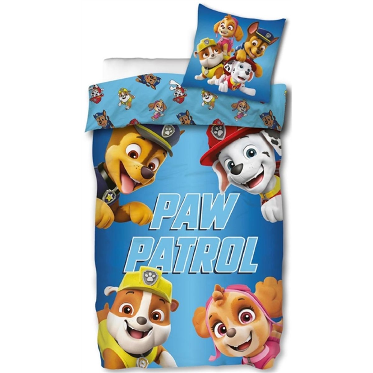 Paw Patrol 150x210 cm - Sengetøj - Vuf Vuf - Vendbart design - 100% bomuld