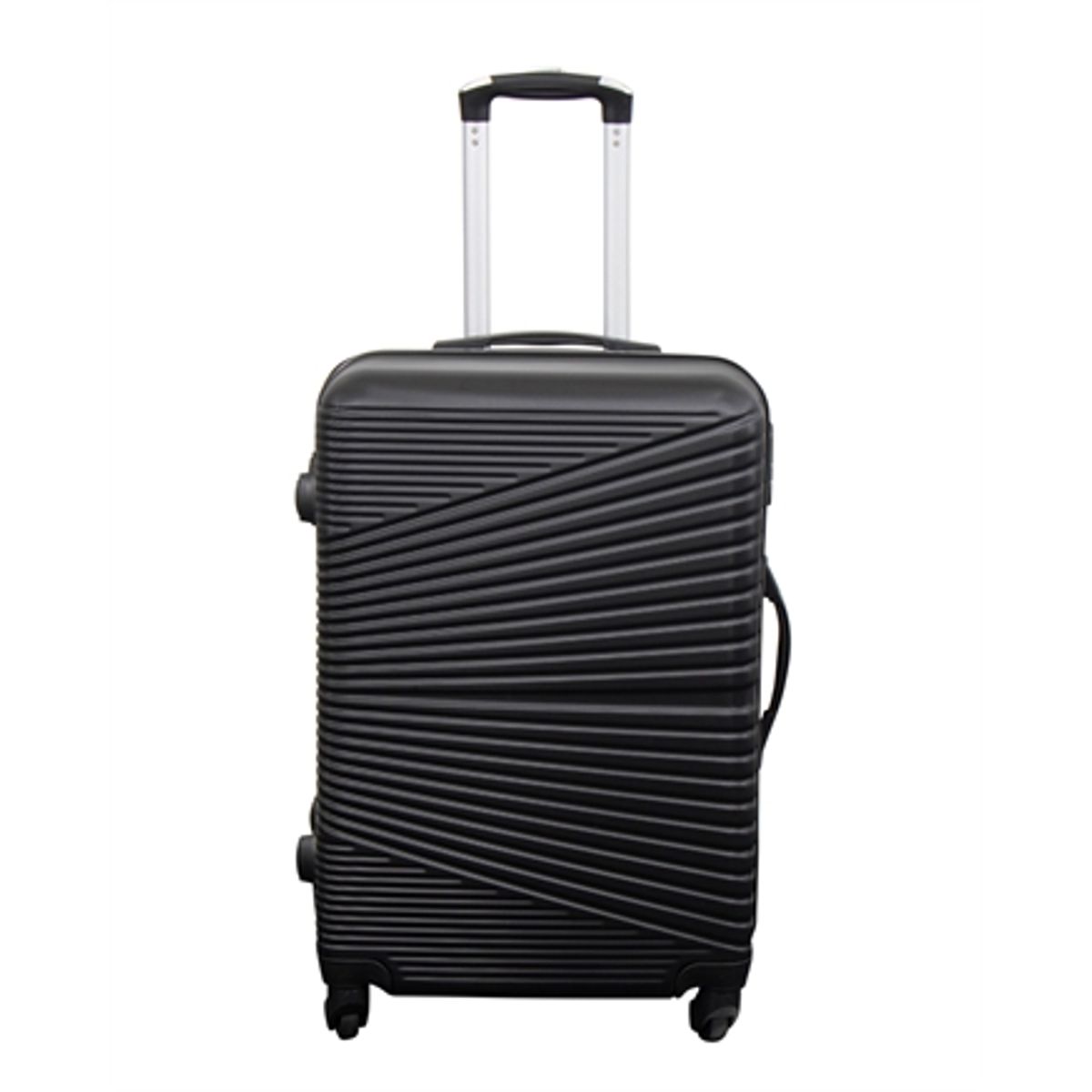 Kuffert tilbud - Hardcase - Str. Medium - Nordic sort - Smart rejsekuffert