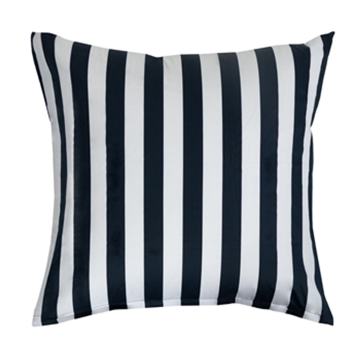 Pudebetræk 50x70 cm - Nordic Stripe - Mørkeblå og hvid - 100% Bomuldssatin