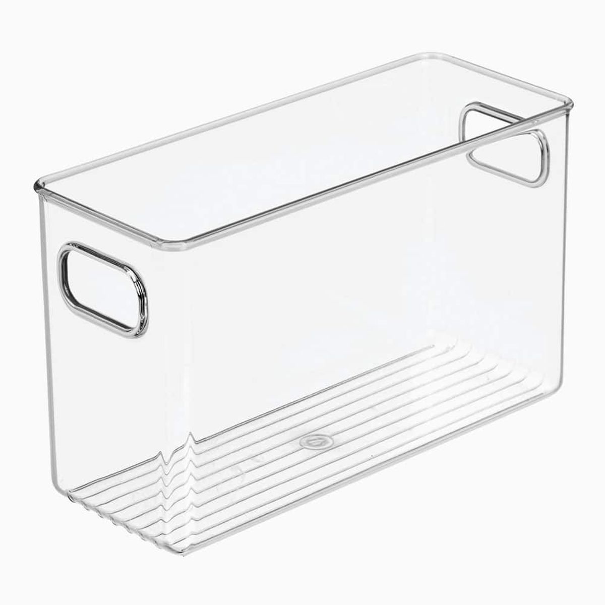 Alberte - Opbevaringskasser - Transparent - 10,2cm x 25,5cm x 15,3cm