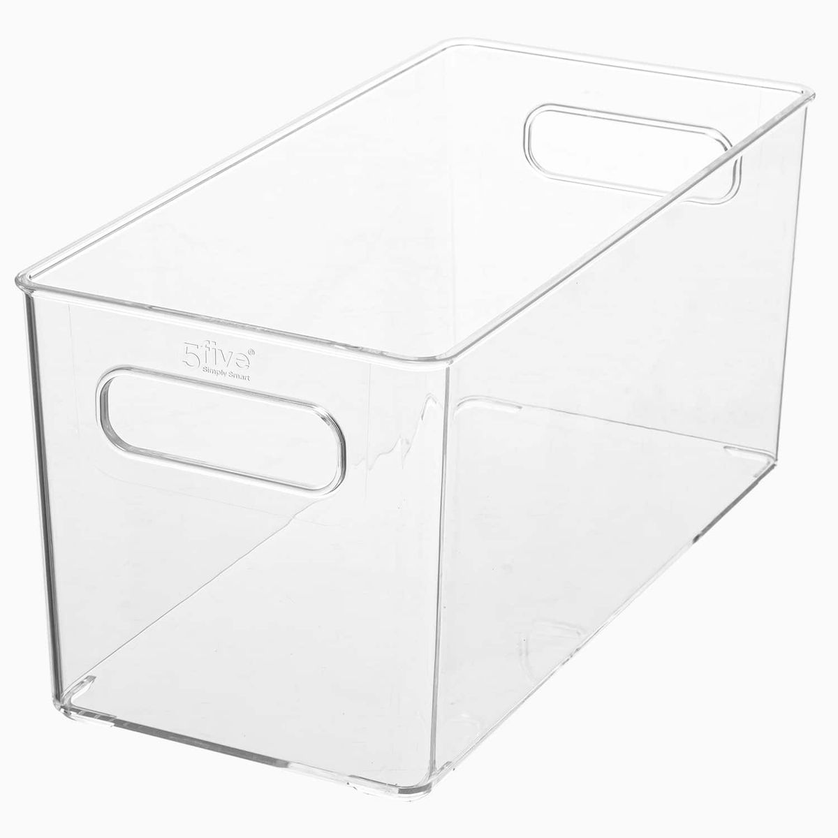 Agnete - Kasser i klar plast - Transparent - 15cm x 31cm x 14,3cm