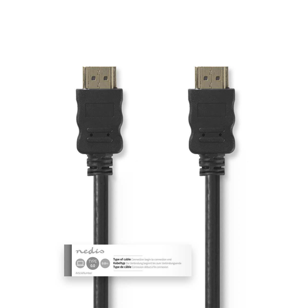 High Speed HDMIâ¢-kabel 2,0 meter 4K@30Hz - 10.2 Gbps