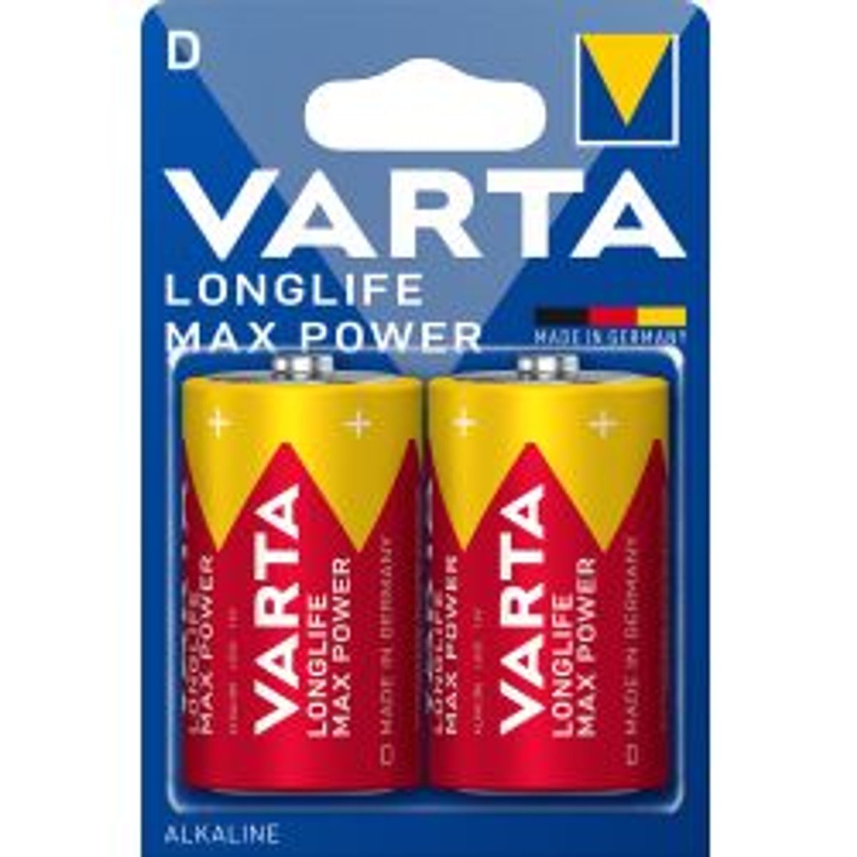 Varta Longlife Max Power D 2 Pack (b) - Batteri