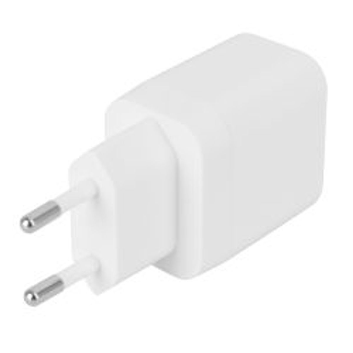 Deltaco Usb Wall Charger 1x Usb-a 18, W 1x Usbc Pd 30 W, Pps, White - Oplader