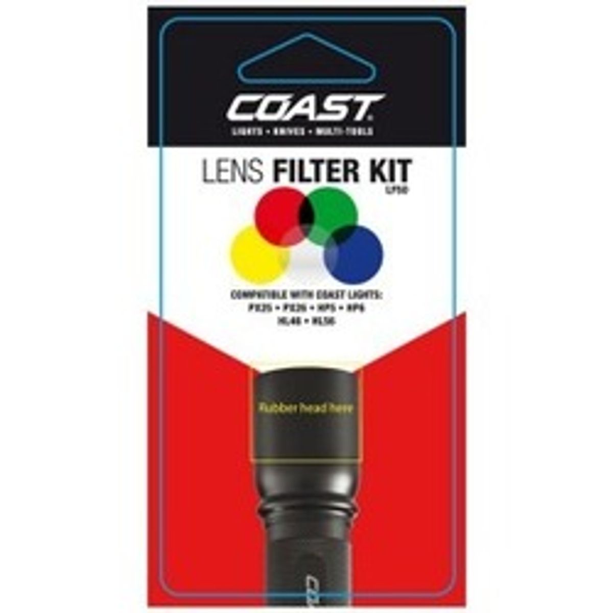 COAST LF50 Linse Filter Kit til PX26, HP5, HP6, HL46, HL56