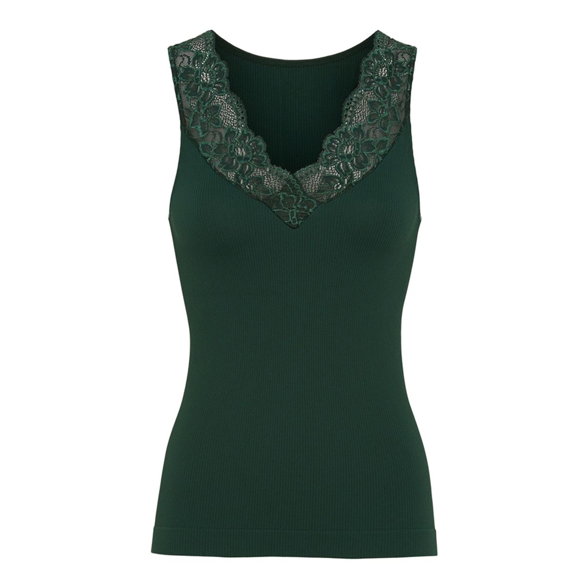 Tim & Simonsen - Belen ribtop V - blonde - Verde