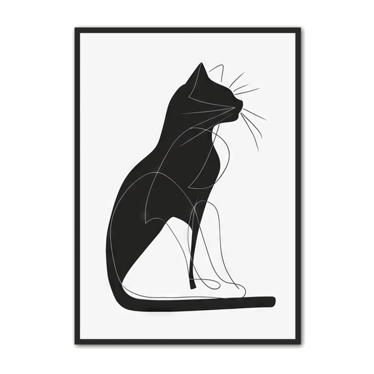 Minimalistisk Plakat 77 - Kat