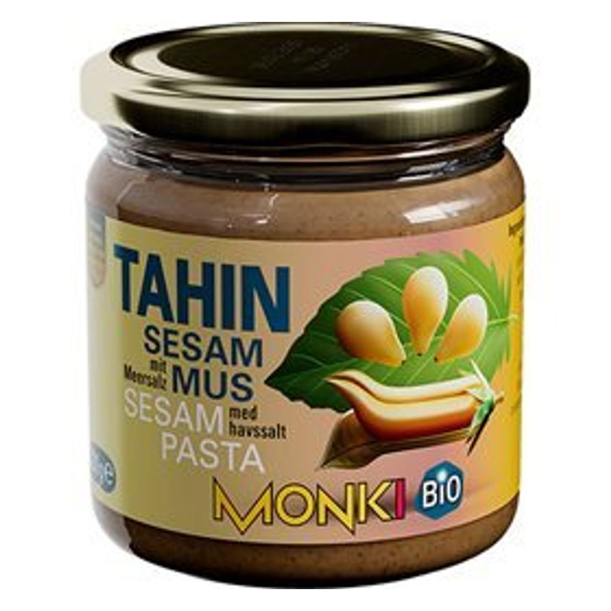 Monki Tahin med salt Ø Monki, 330g.