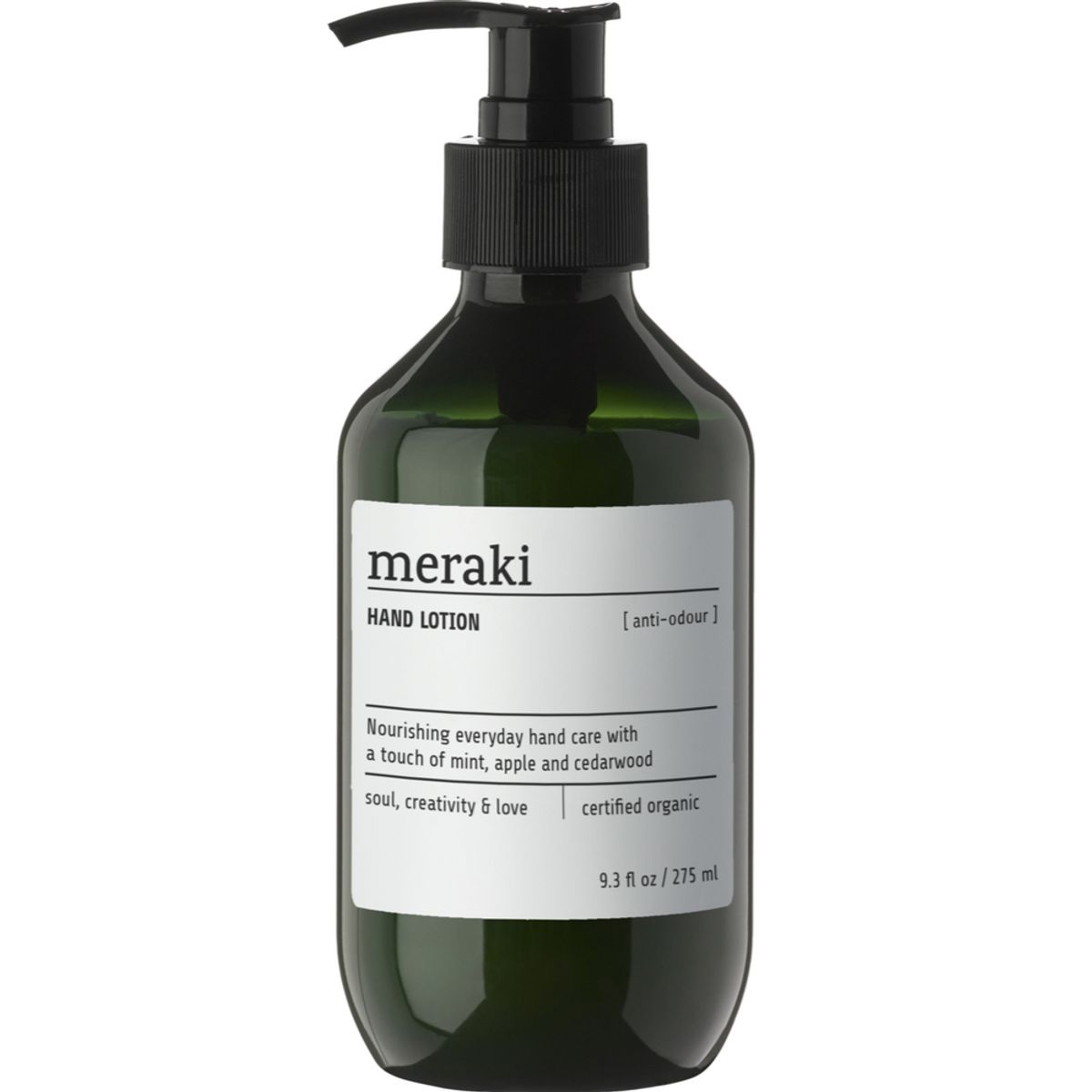 Meraki Hand Lotion, Anti-Odeur, 275ml.