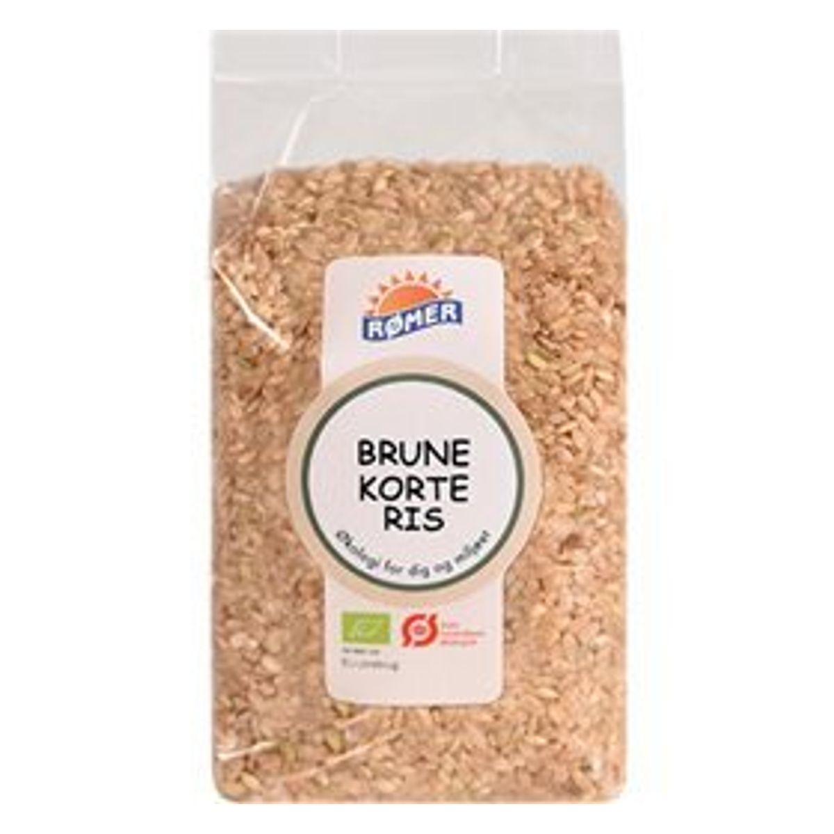 Rømer Brune korte ris Ø, 500g.