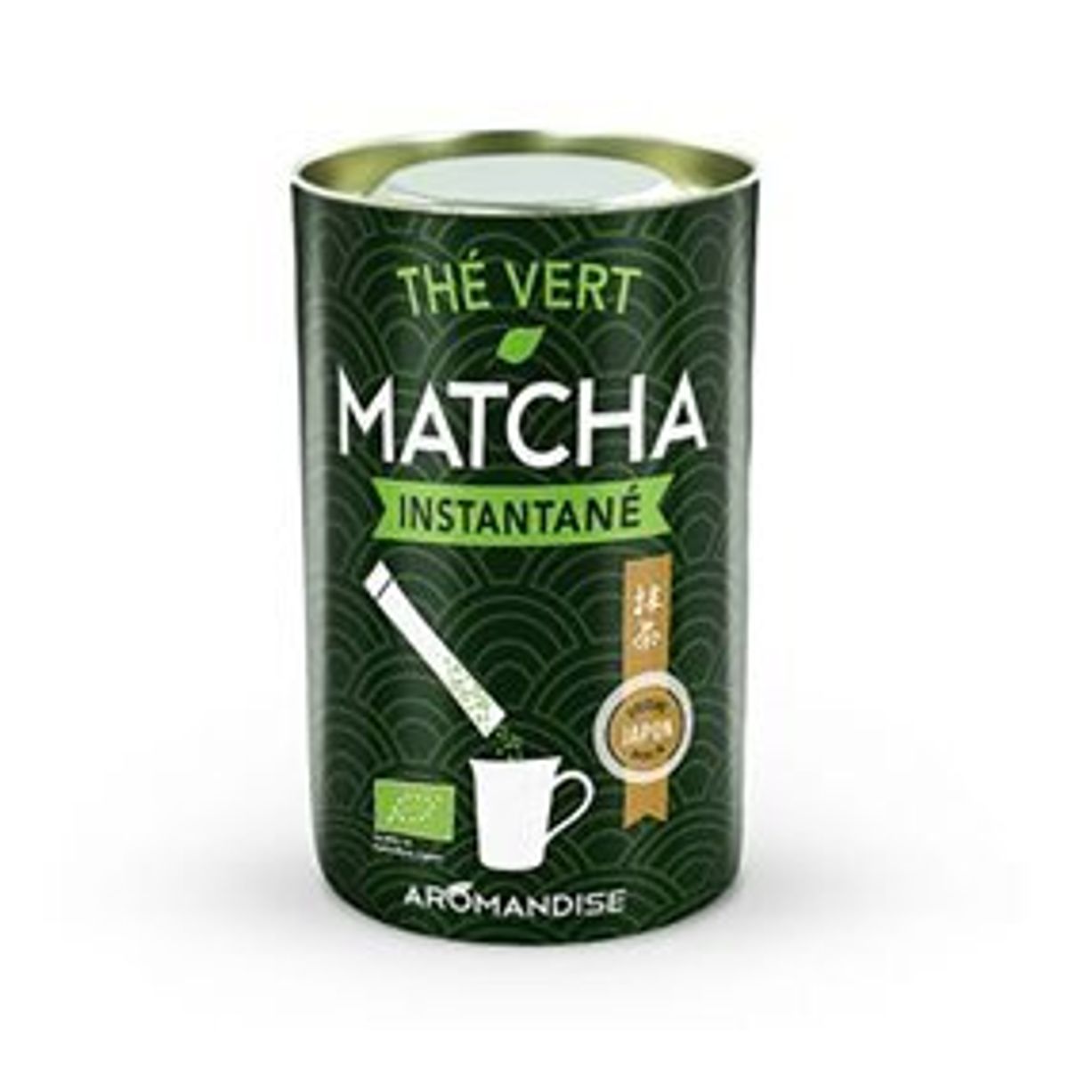 Aromandise Matcha instant te sticks Ø, 25stk.