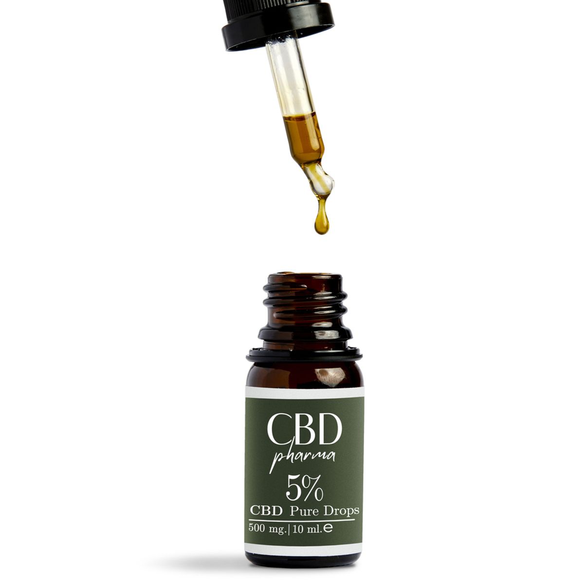 CBD Pharma Pure Drops 5%, 10ml.