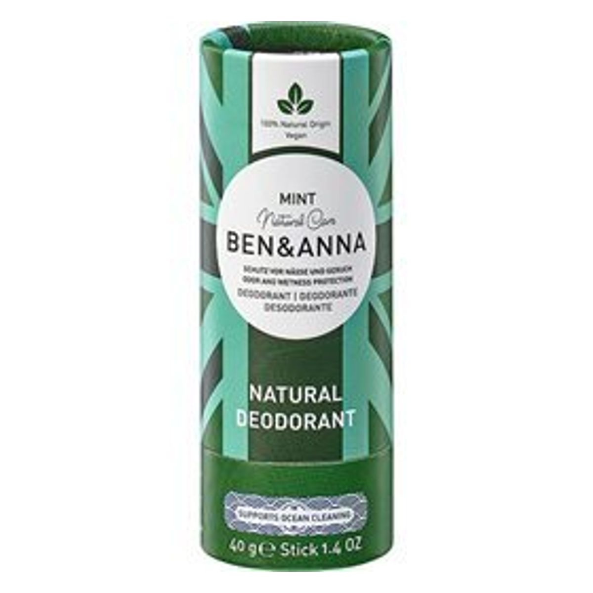 Ben & Anna Deodorant - Mint, 40g.