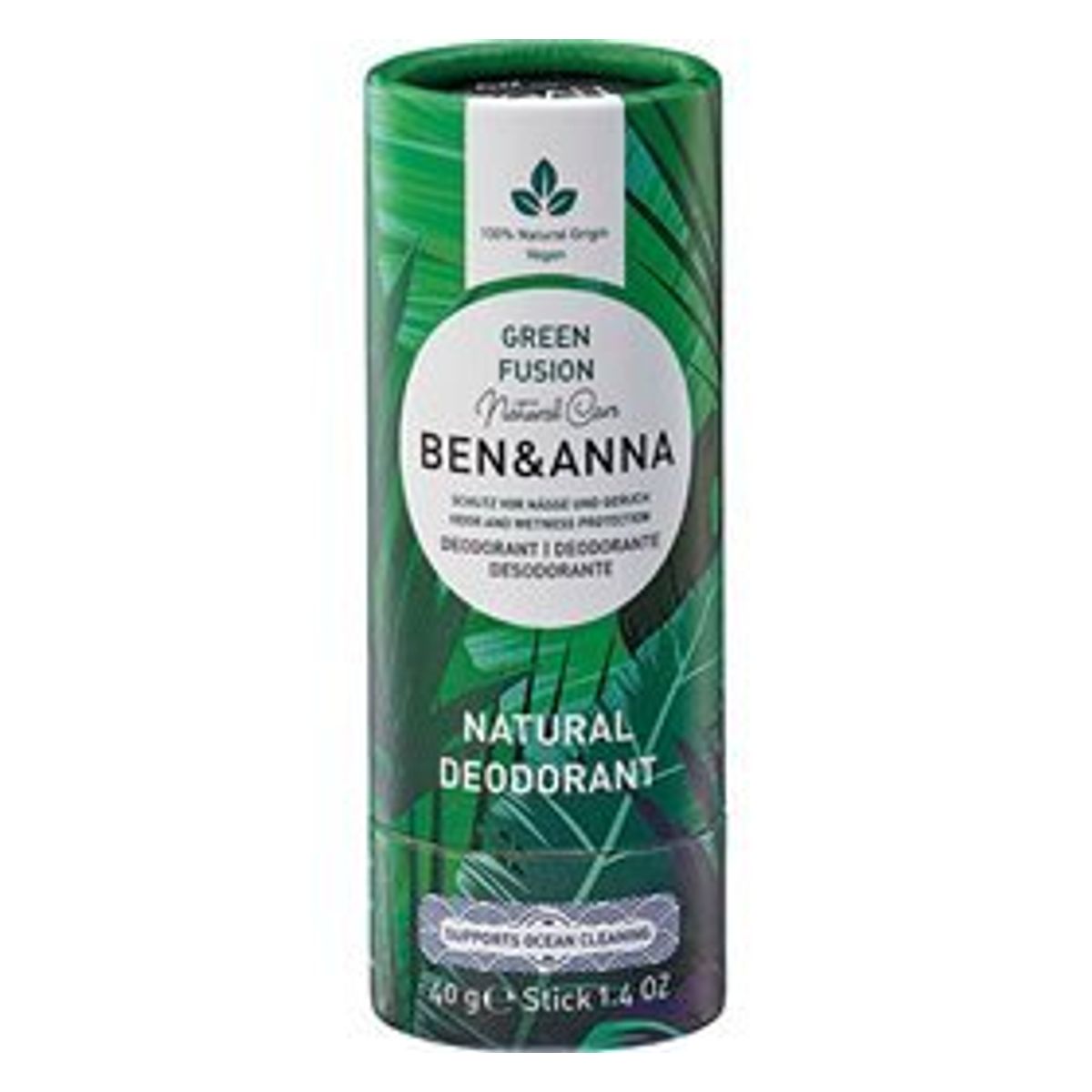 Ben & Anna Deodorant - Green Fusion, 40g.