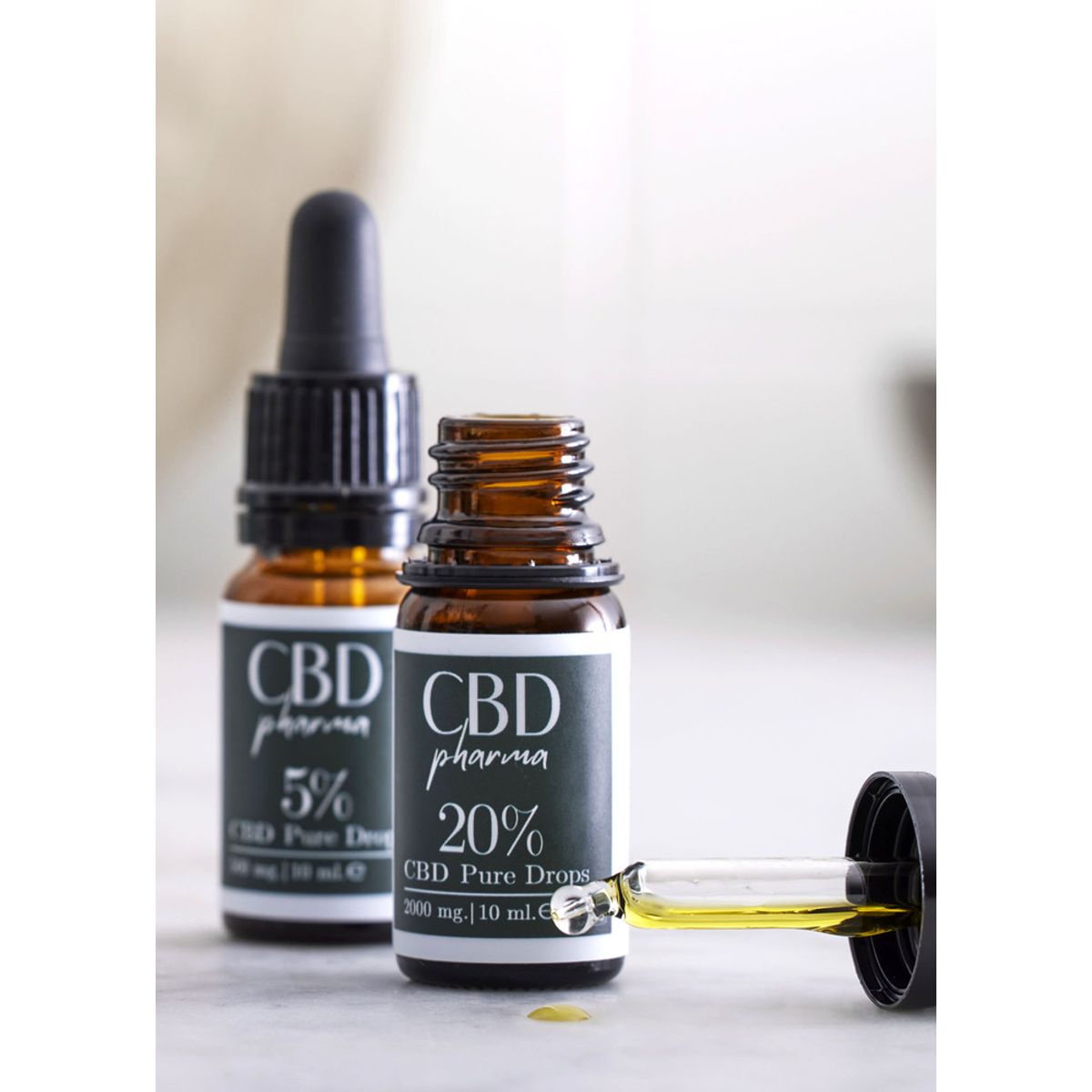 CBD Pharma Pure Drops 20%, 10ml.