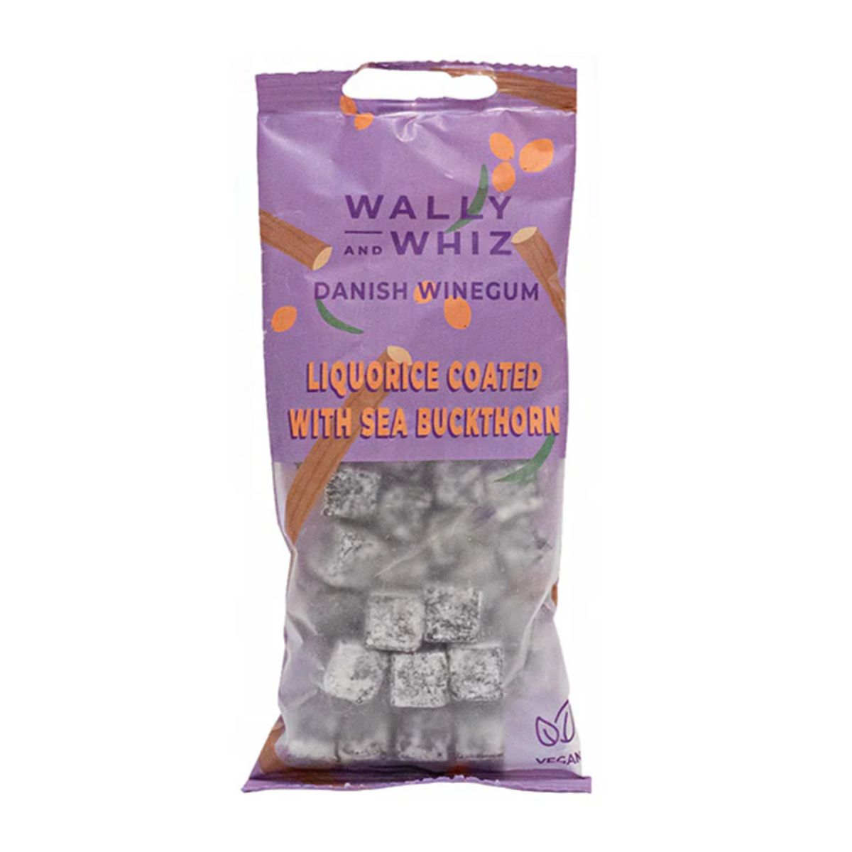 Wally & Whiz Lakridsvingummi m/havtorn, 57g.