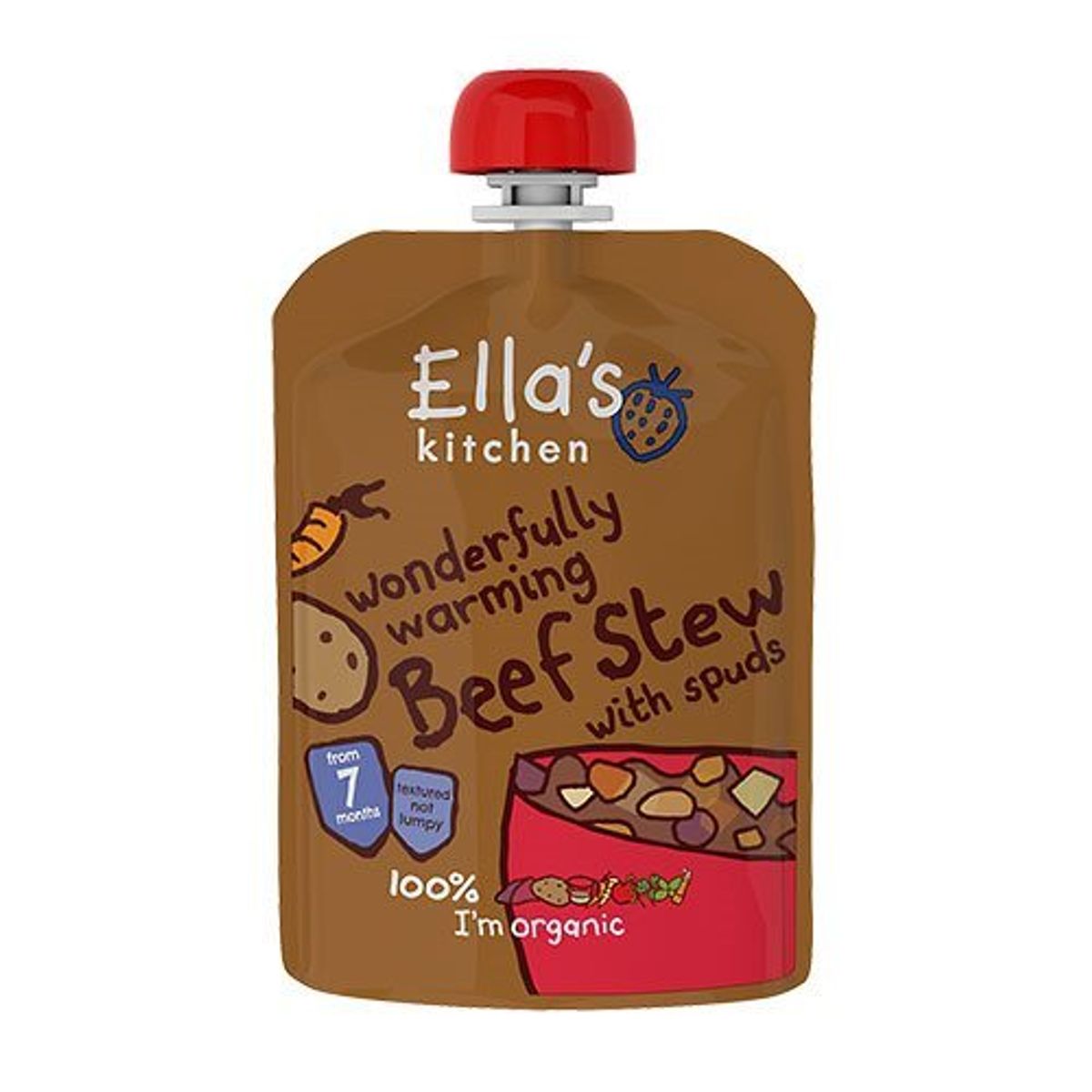 Ellas Kitchen Babymos Ø oksekød & grøntsager, 130g