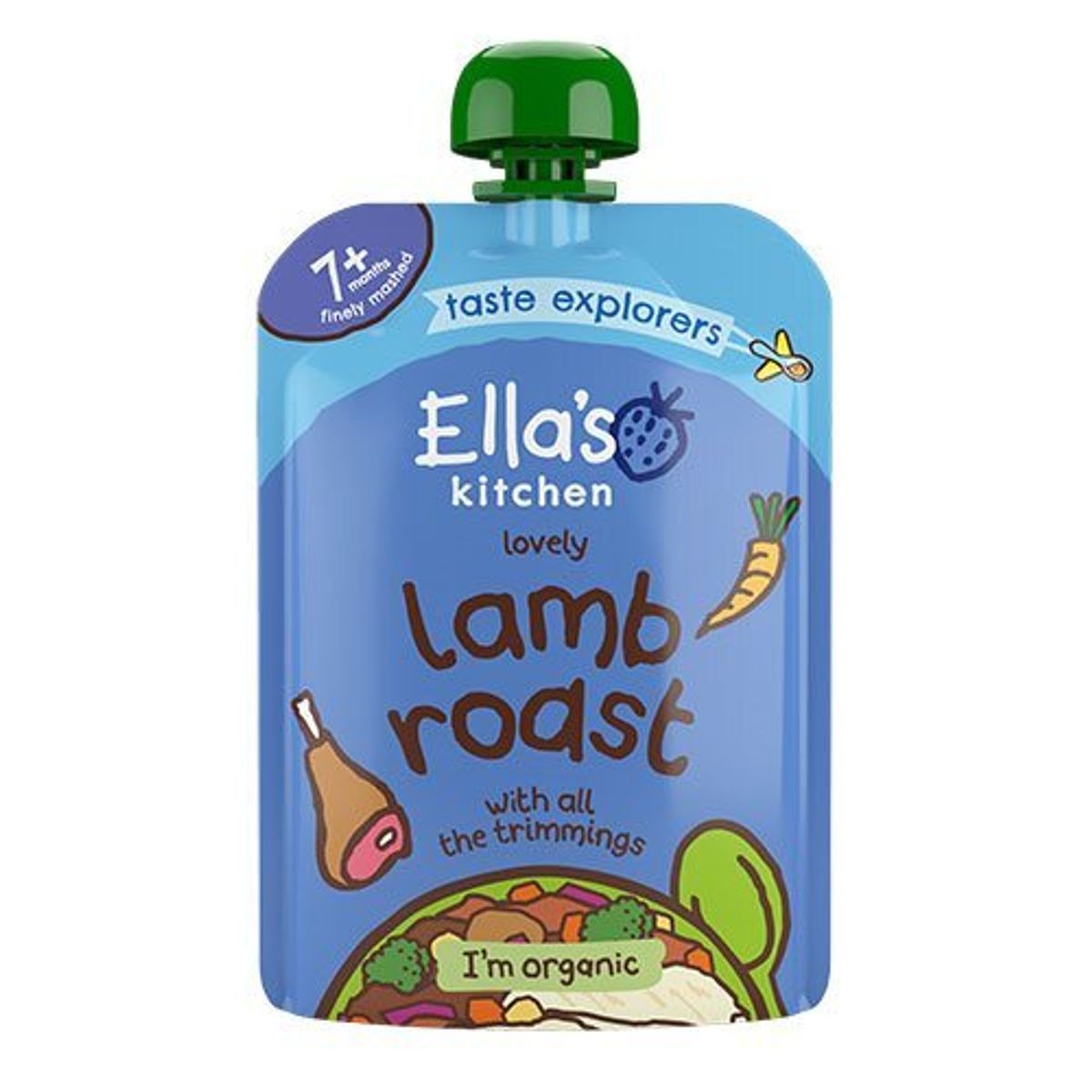 Ellas Kitchen Babymos Ø lam & grøntsager, 130g