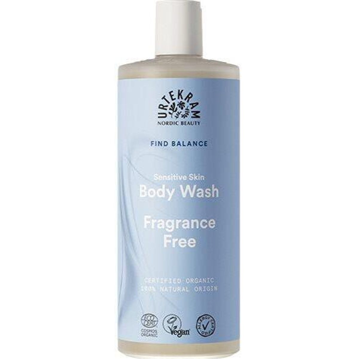 Urtekram Body Wash Fragrance Free, 500ml.