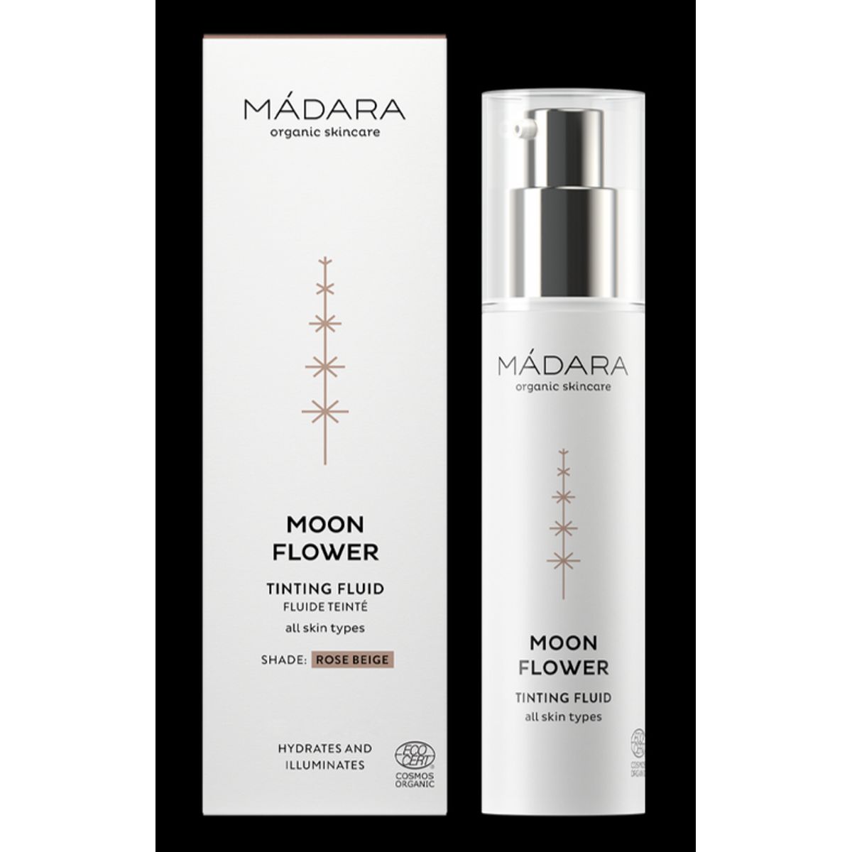 MÃDARA Moon Flower Tinting Fluid, Rose Beige, 50ml.