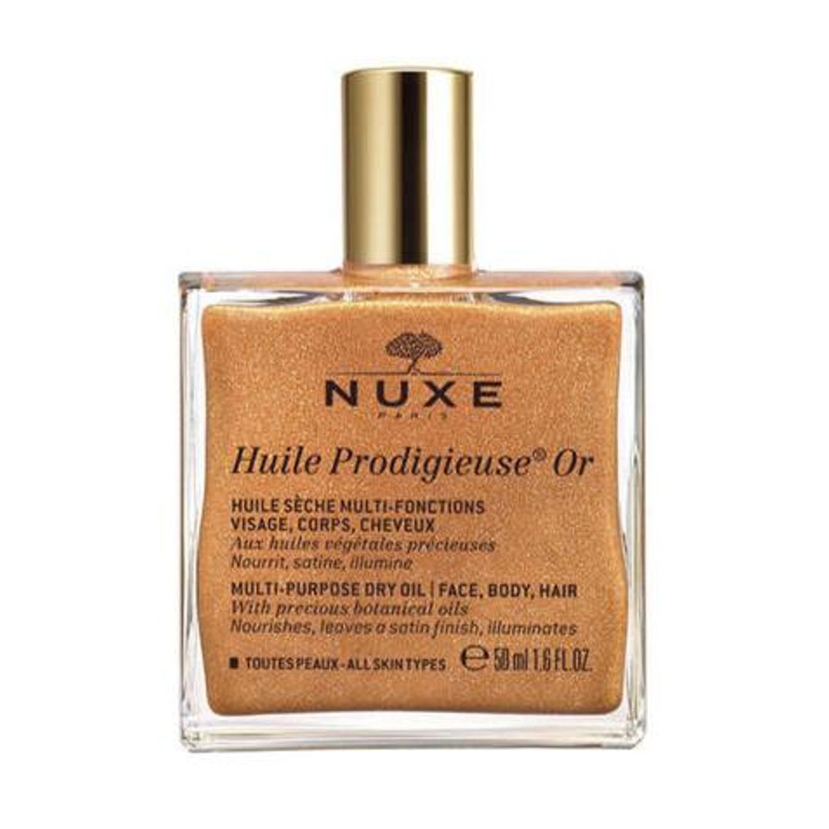 Nuxe Huile Prodigieuse OR - Golden Shimmer Kropsolie, 50ml.