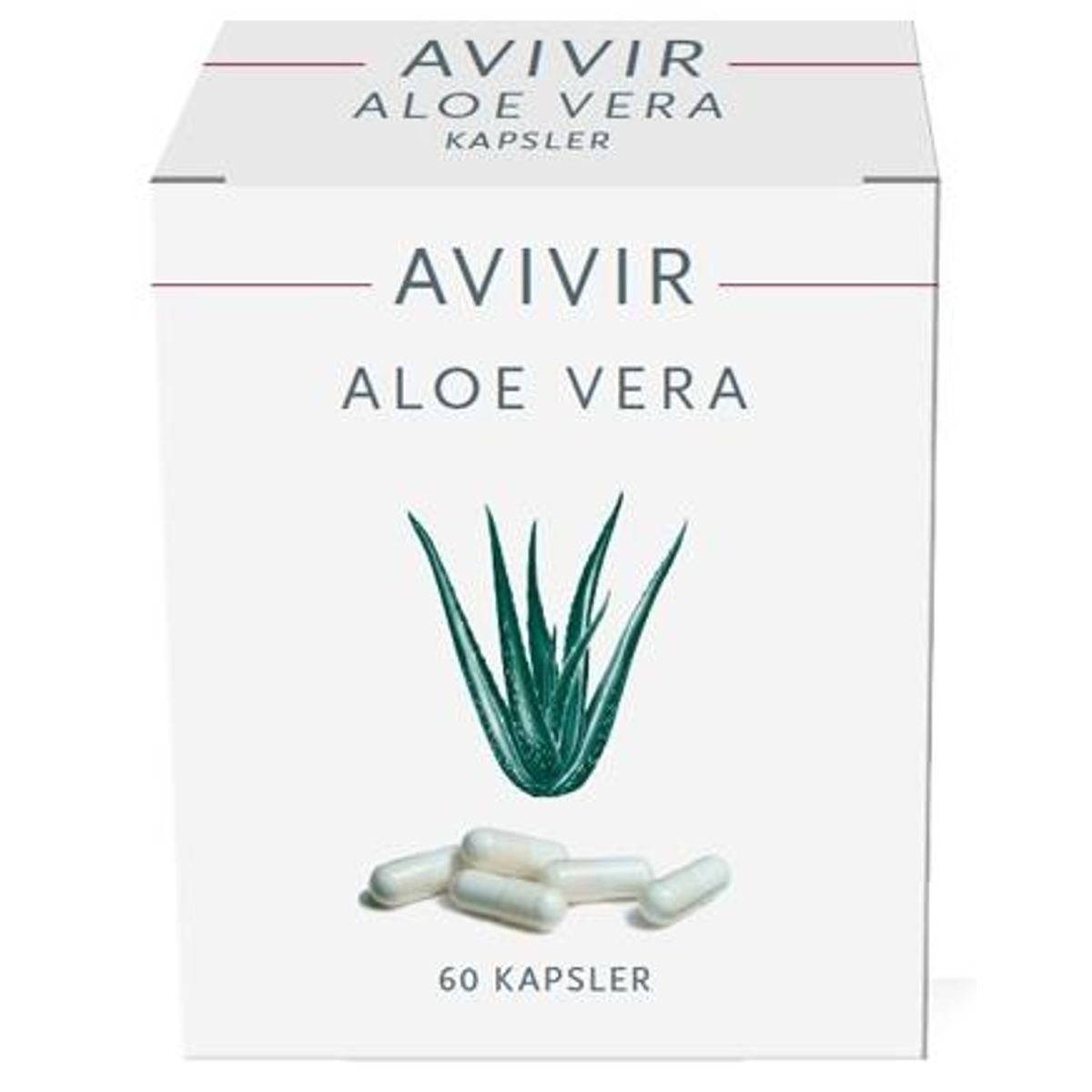 AVIVIR Aloe Vera Kapsler, 60kap.