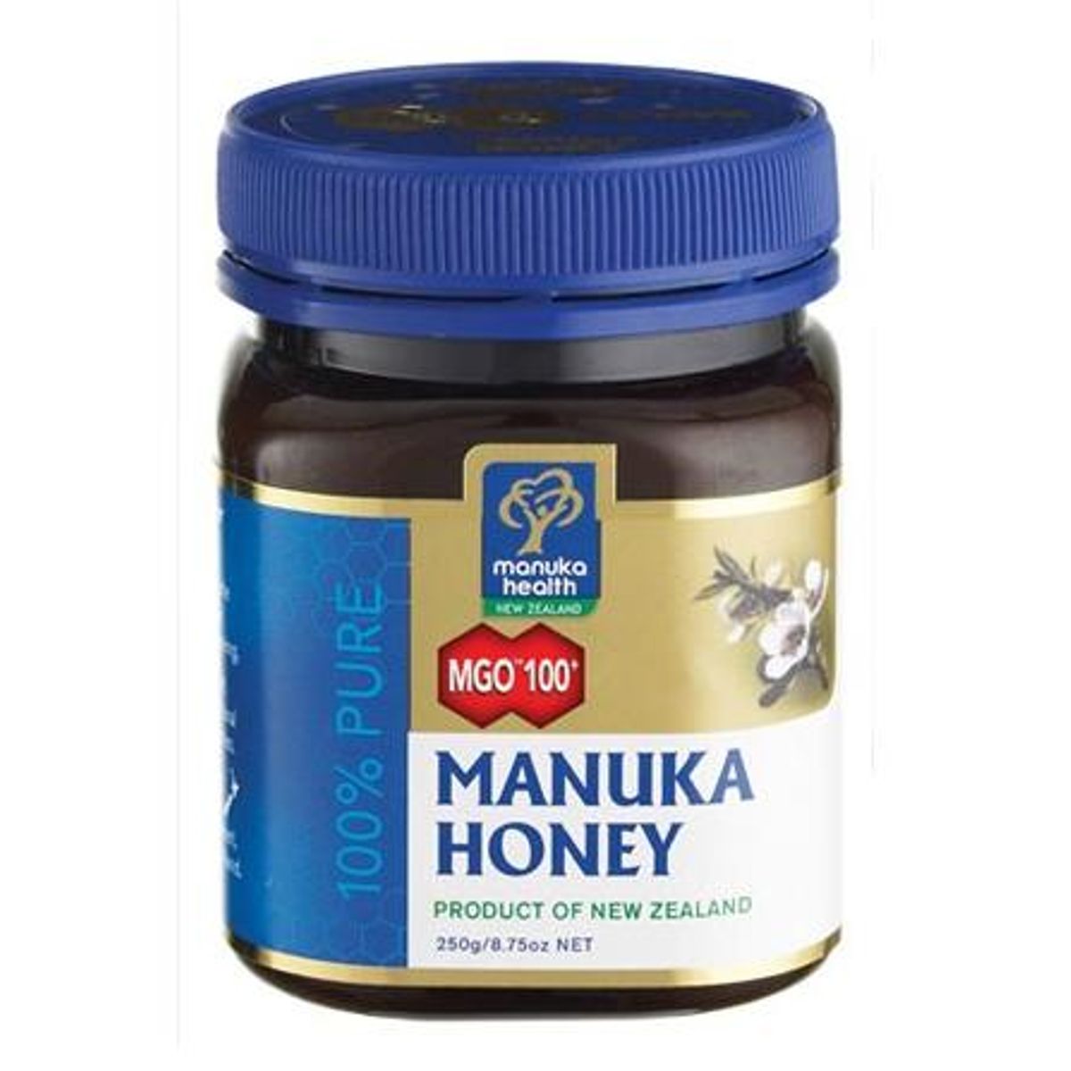 Manuka Honning MGO 100+, 250g.