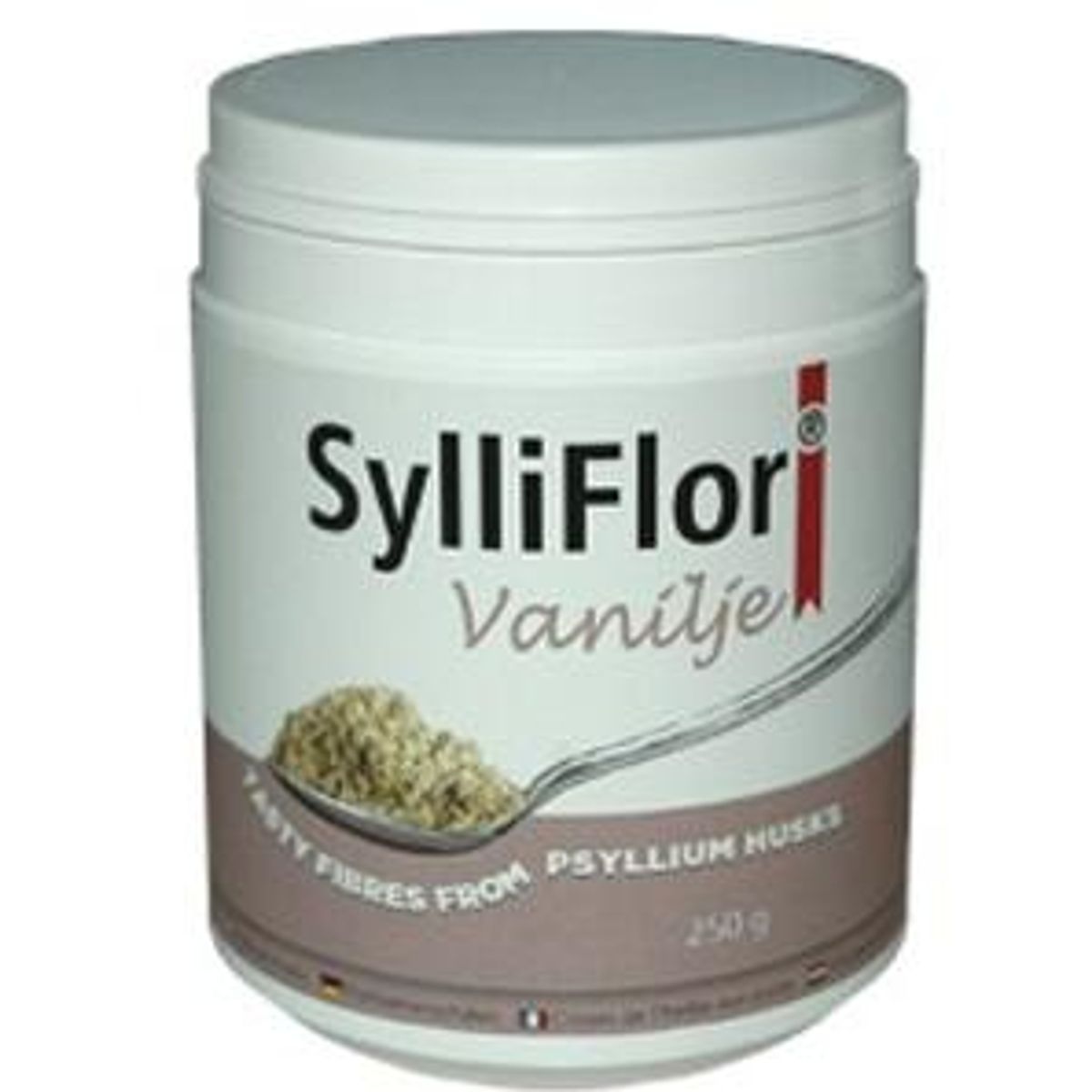 SylliFlor vanilje loppefrøskaller, 200gr.