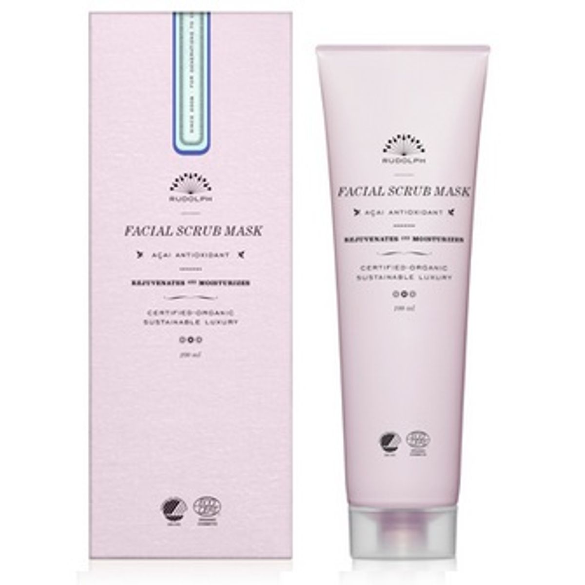 Rudolph Care Acai Facial Scrub Mask, 100ml.